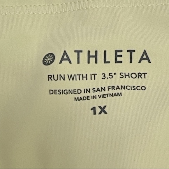 Athleta Run with it 3.5 Short NWT Size 1X - Picture 3 of 5